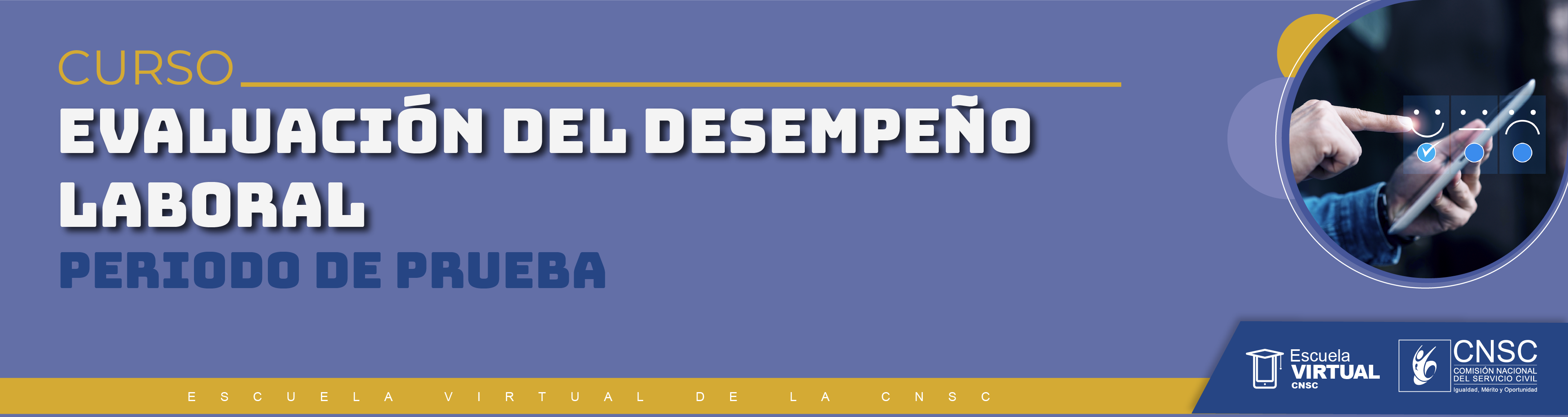 Titulo del curso Evaluación del Desempeño Laboral EDL en Periodo de Prueba